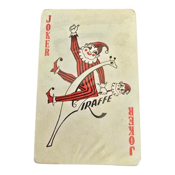 NEW Sealed! Vintage Giraffe Playing Cards Blue & White Backs - Picture 3 of 9